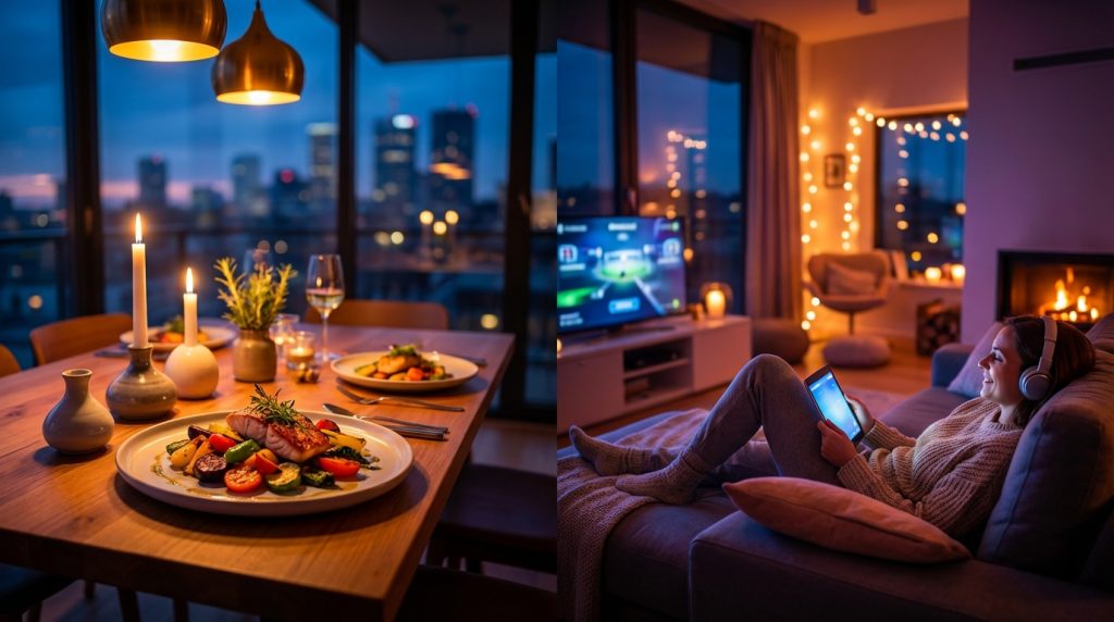 oplev den ultimative aften med en perfekt blanding af kulinariske eventyr og afslappende online fornøjelser, der skaber uforglemmelige øjeblikke.