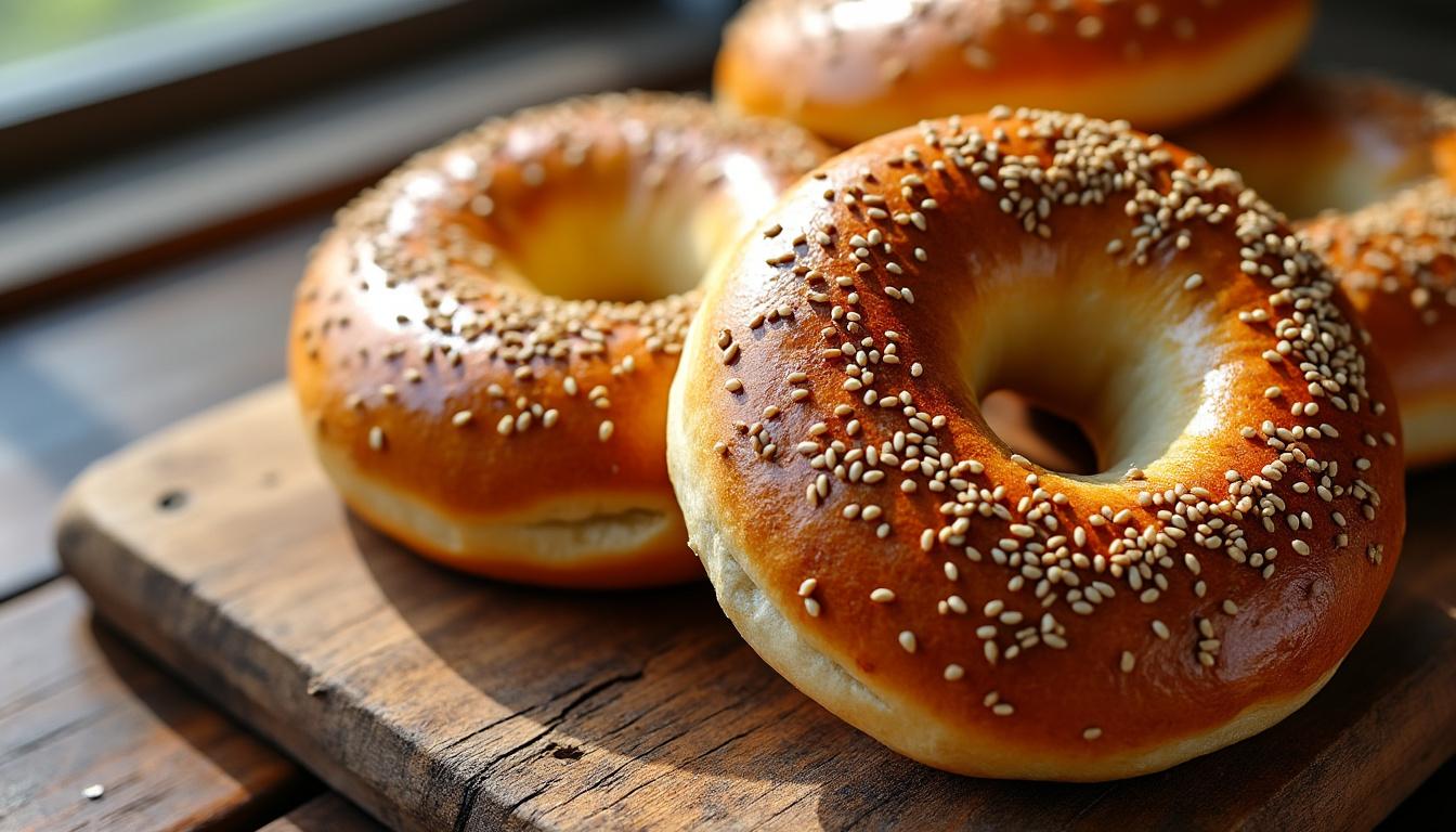 lær hvordan du laver den perfekte sprøde og bløde bagel derhjemme med vores nemme trin-for-trin guide.