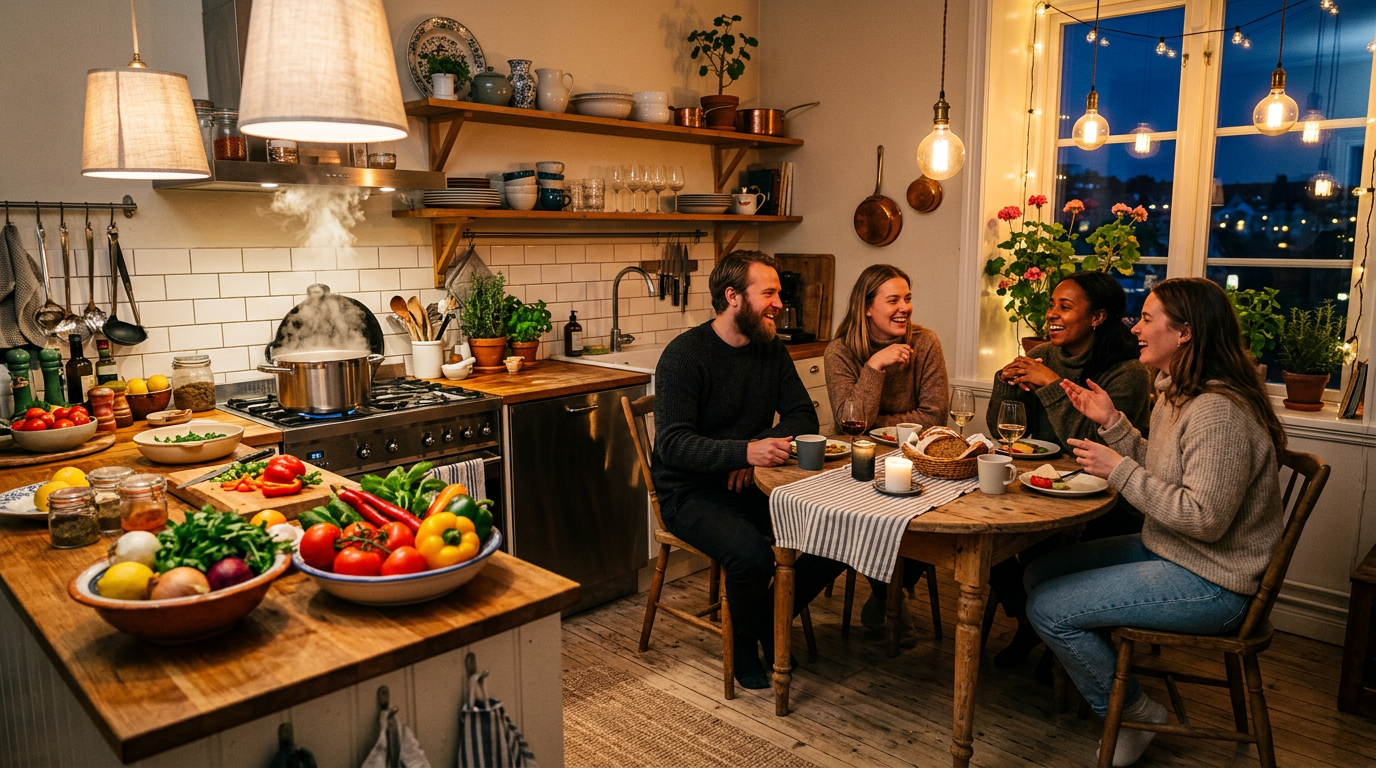 skab en varm og hyggelig stemning i køkkenet med vores tips til at gøre madlavning til en hyggelig oplevelse for hele familien.