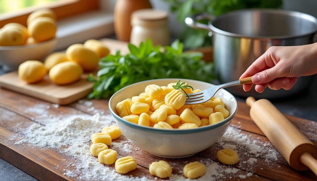 lær hvordan du laver lækre og perfekte gnocchi derhjemme med vores enkle og trin-for-trin guide.