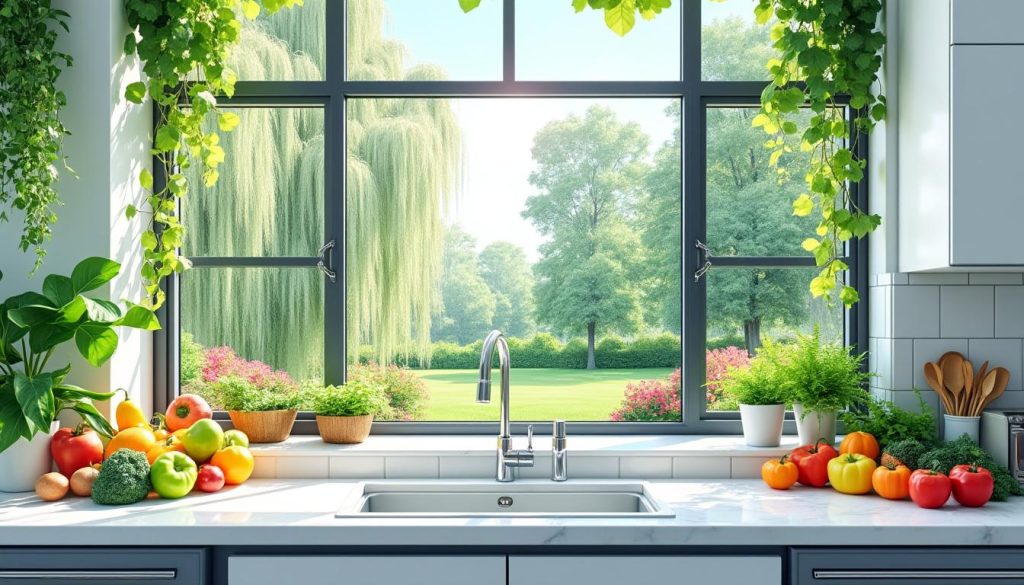 skab et sundere køkkenmiljø med det perfekte vindue, der sikrer optimal ventilation og naturligt lys for et frisk og behageligt rum.