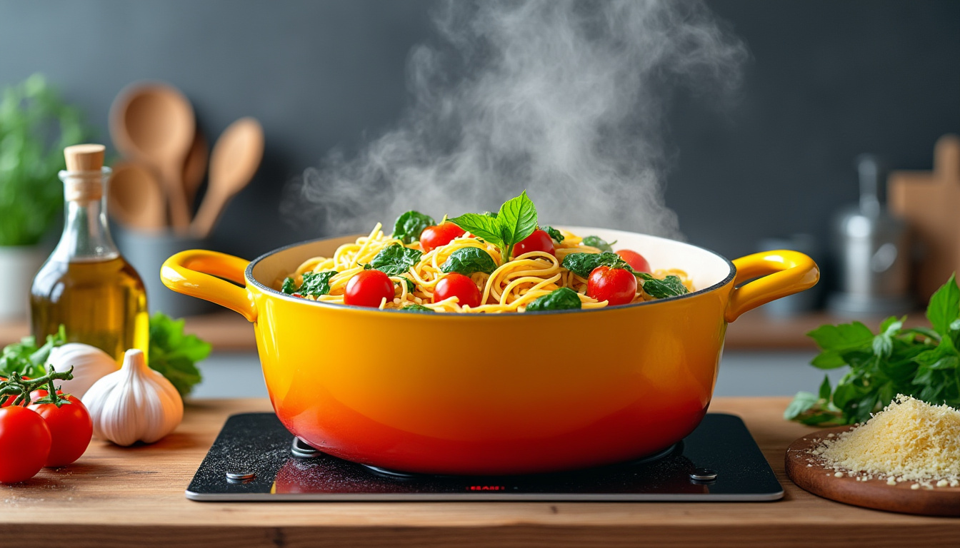 lækker og nem one pot pasta opskrift, perfekt til travle hverdage. spar tid i køkkenet med denne hurtige og velsmagende ret.