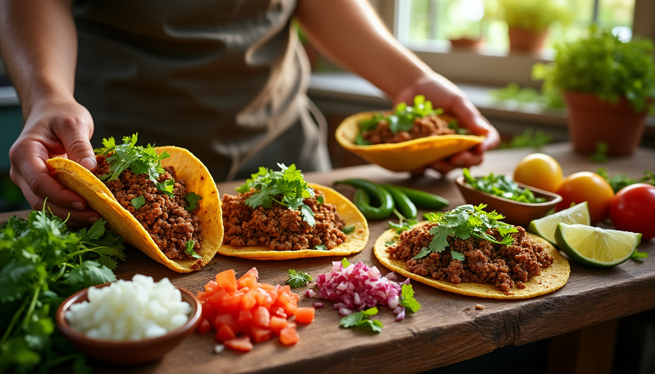 lær hvordan du laver autentiske tacos derhjemme med denne nemme trin-for-trin guide. få tips til ingredienser og tilberedning for den ægte mexicanske smag.