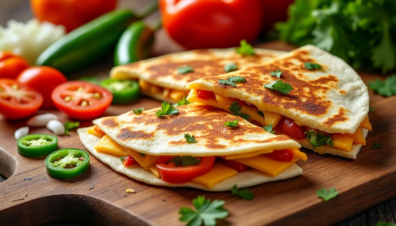 lær, hvordan du laver den perfekte quesadilla derhjemme med vores nemme trin-for-trin guide. få sprøde og lækre quesadillas fyldt med dine yndlingsingredienser.