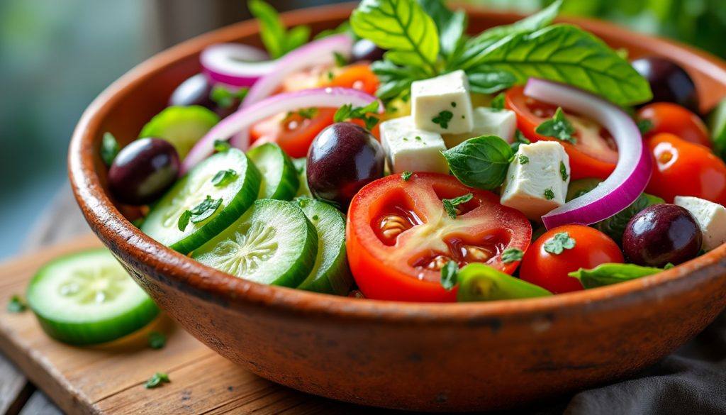 alt hvad du behøver at vide om græsk salat – ingredienser, tilberedning og tips til den perfekte friske og lækre salat.