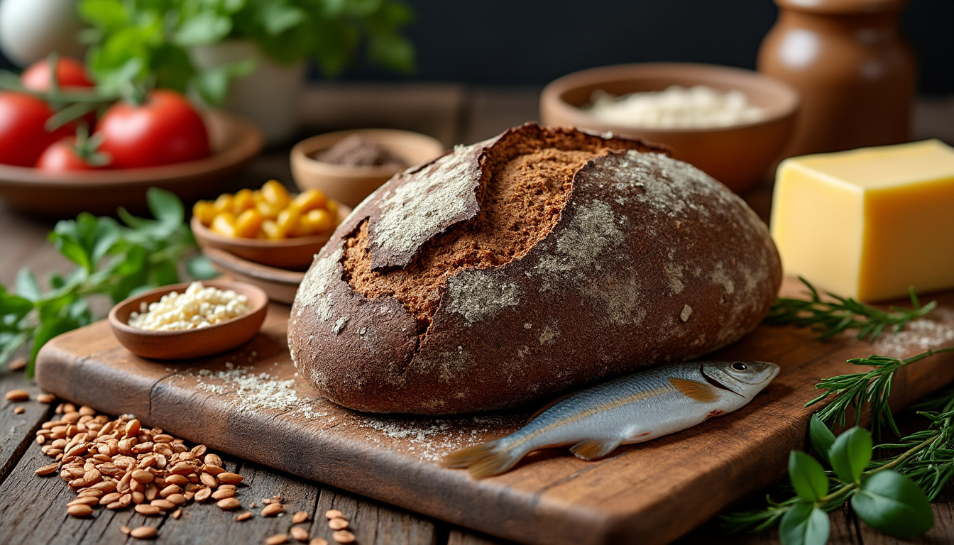 opdag hvordan rugbrød er blevet en sund og elsket del af det danske køkken med sin rige tradition og næringsrige egenskaber.