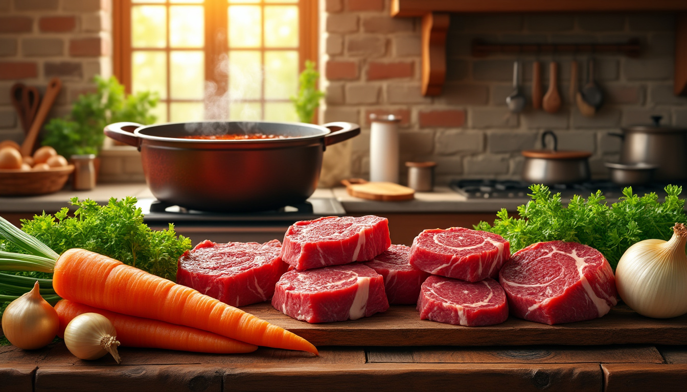 lær at lave autentisk boeuf bourguignon derhjemme med vores nemme trin-for-trin guide. perfekt til en lækker og klassisk fransk middag!