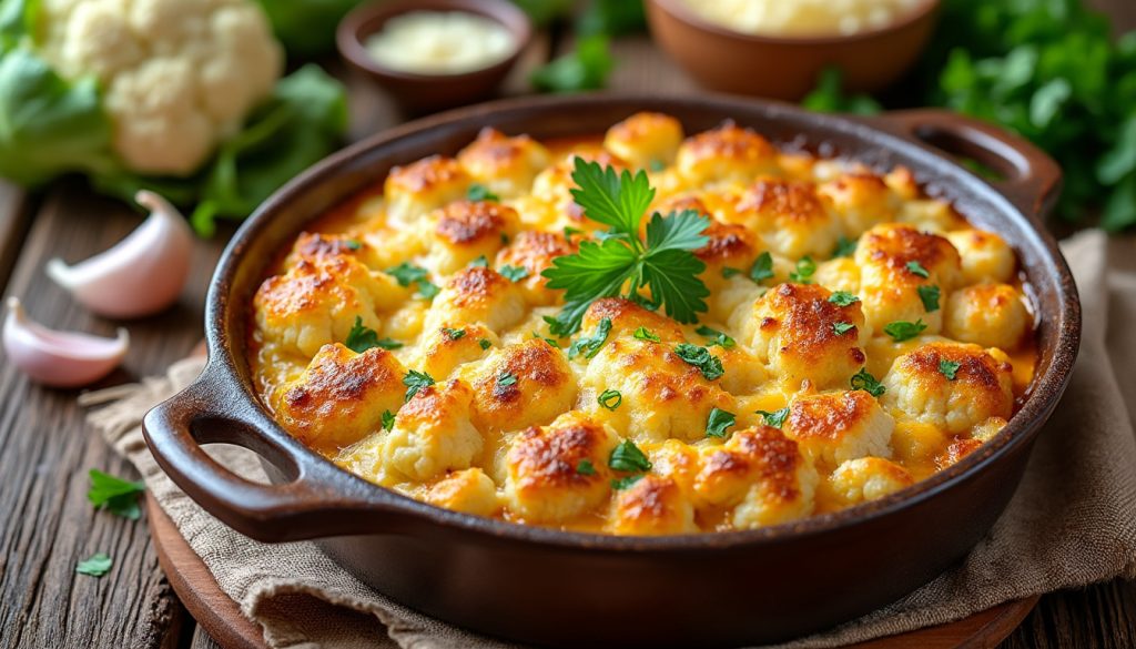 lær hvordan du laver en lækker og cremet blomkålsgratin derhjemme med vores nemme opskrift. perfekt som en sund og velsmagende ret til hele familien.
