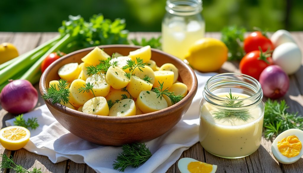 lær at lave den perfekte kold kartoffelsalat til sommeren med vores nemme og lækre opskrift. perfekt til grillmad og sommerfester!