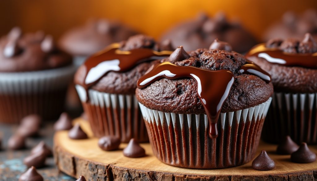en nem opskrift på lækre chokolademuffins, perfekt til enhver lejlighed. følg vores enkle trin og nyd saftige, smagfulde muffins lavet med mørk chokolade.