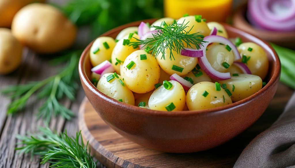 lær at lave en nem og lækker kold kartoffelsalat med vores enkle opskrift. perfekt til sommerfester og grillmad.