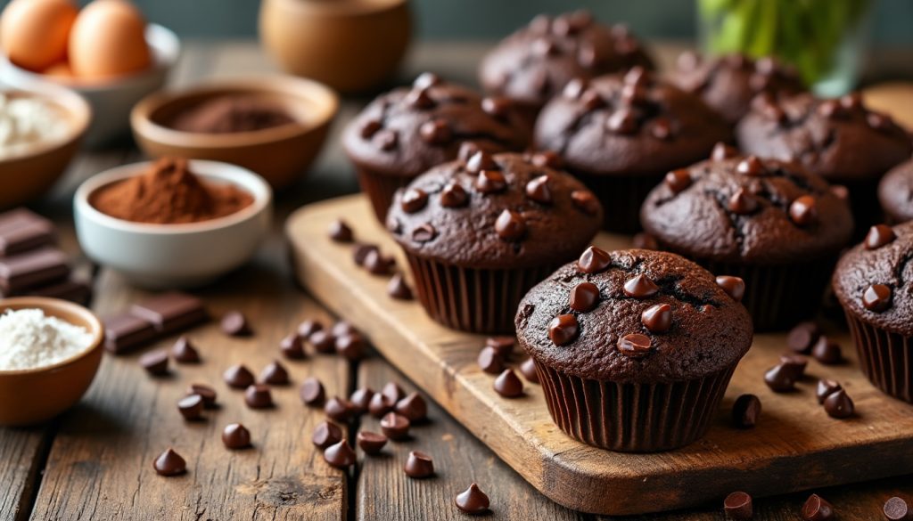 lær at bage lækre chokolademuffins derhjemme med denne nemme og velsmagende opskrift. perfekt til alle chokoladeelskere!