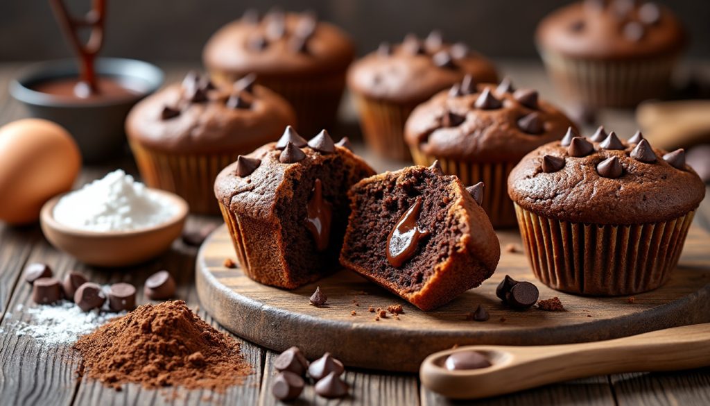 lær at lave lækre chokolademuffins med denne nemme og velsmagende opskrift. perfekt til enhver lejlighed!